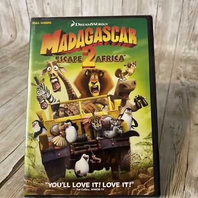 Madagascar: Escape 2 Africa (DVD, 2009, Sensoramtic Full Screen