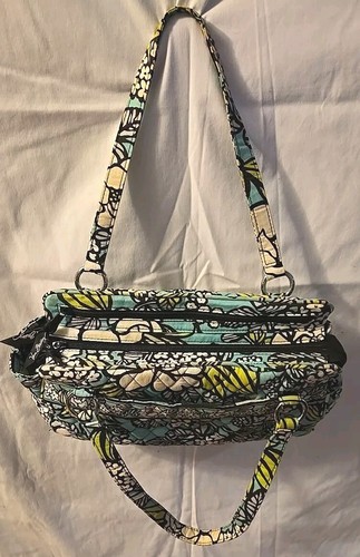 Vera Bradley ~ Bolso de mano retirado Blue Island Blooms Whitney - Imagen 7 de 16