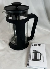 Bialetti 8 Cup Coffee Press, Made in Italy - Excellent Condition w/ Instructions
