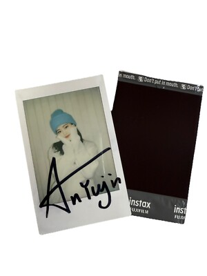 IVE An Yujin Signed Polaroid Autographed Photocard Instax IZ*ONE 
