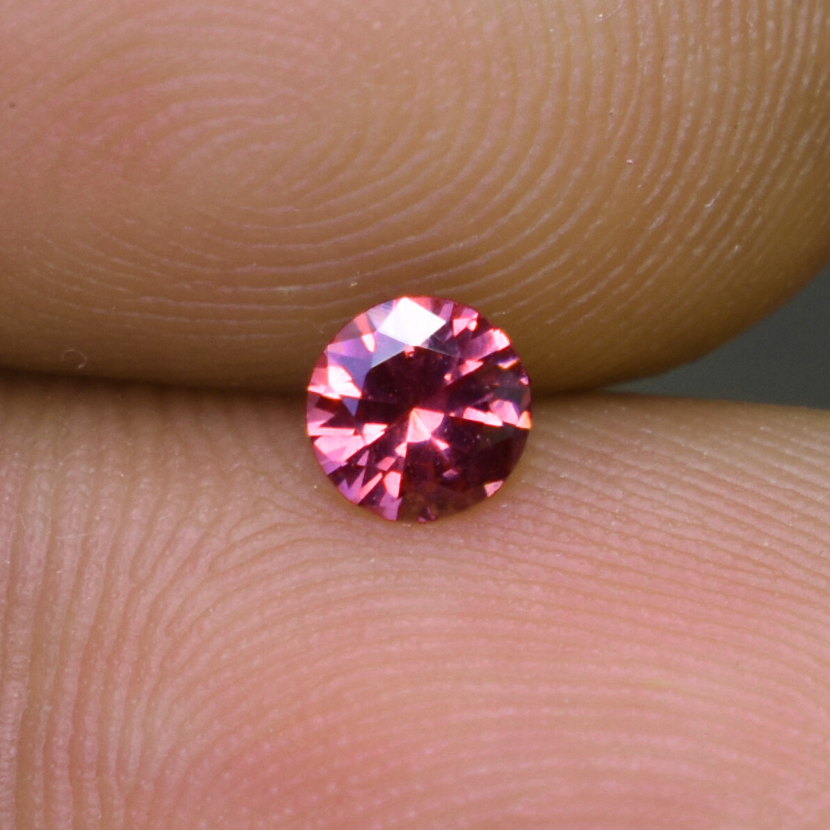 0.34 Ct Diamond Cut Pink Garnet Natural Untreated Flawless Sri 