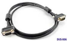 6 feet Ultra-Slim Super-VGA HD15 M/M Monitor Cable