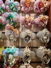 Disney Parks Mickey Minnie Mouse Ears Headband Sequined Disneyland US Stock ❤️