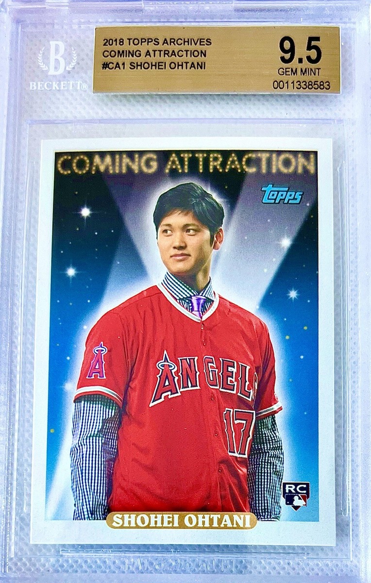 2018 Topps Archives Shohei Ohtani RC Rookie Card “Coming