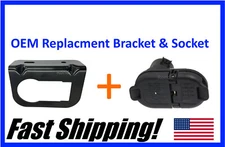 OEM 7 way/4 way Trailer Wiring Plug W/Bracket GMC Chevy Ford RAM Pollak Hopkins