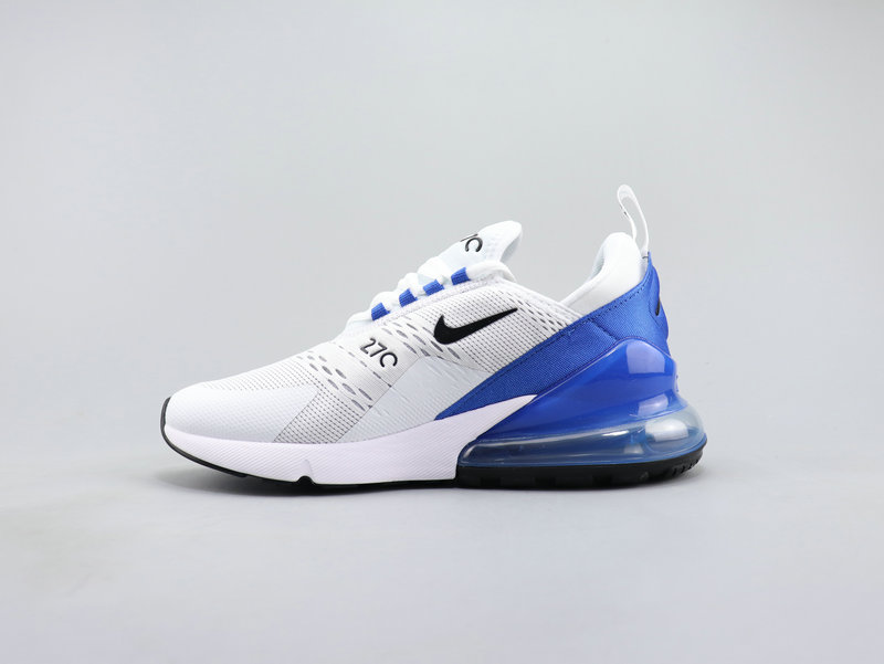Nike Air Max 270 Blue and White Men's Air Cushion Shoes Brand New