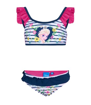 Disney Frozen Elsa Eiskönigin Bikini Tankini Badehose Badeanzug 104 - 140