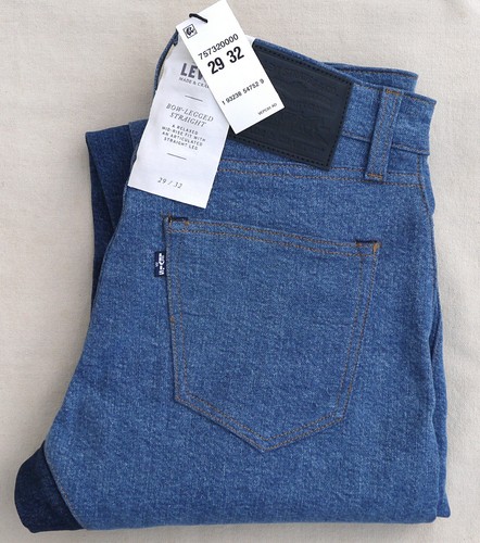 LEVIS Made Crafted Rodeo Bow-Legged Straight Jeans Denim Stretch Blue Mens  29 32 | eBay