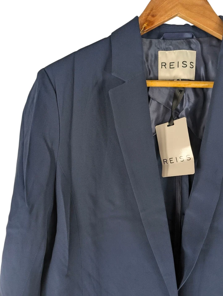 Reiss Parlo Rever Jacket Blazer Single Button Midnight/Navy Size L - Image 2 of 4