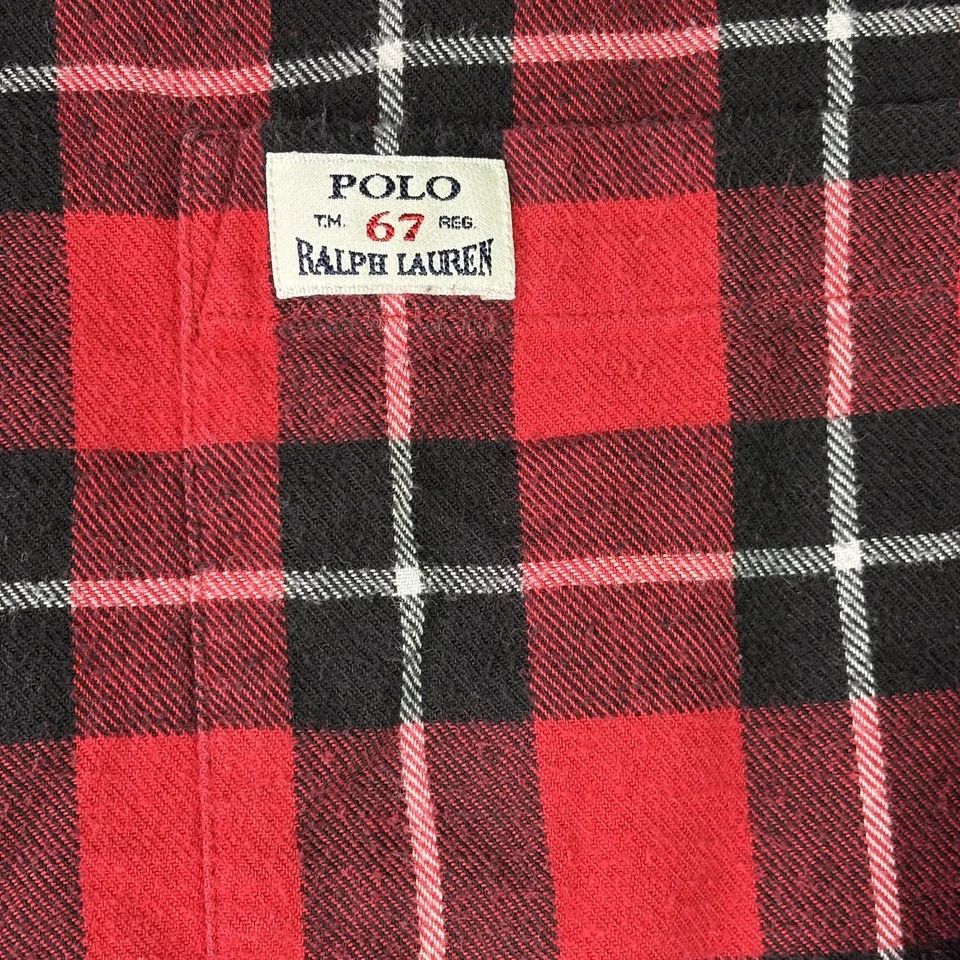 Polo Ralph Lauren Women's Shirt Size Small Red Plaid Tunic Flannel Sleep pajama - Image 3 of 4