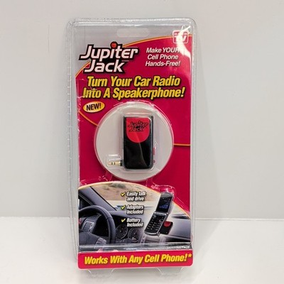 Jupiter Jack Cell Phone Hands Free Car Speakerphone Converter Adapter Kit New