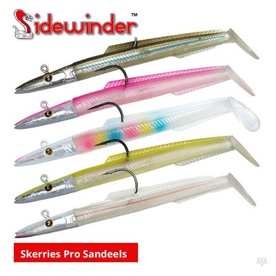 Sidewinder Skerries Pro Lures - Cod Bass Wrasse Pollock Sea Fish Locker Sandeels