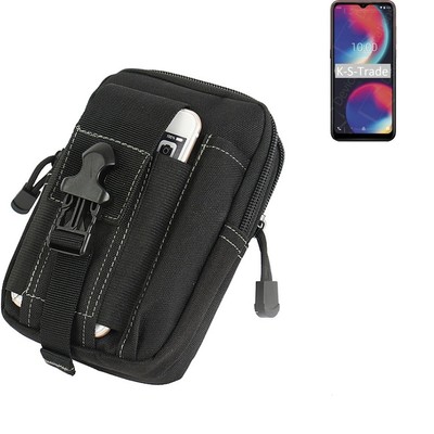 Holster für Wiko View 4 Zusatzfächer Gürtel-Tasche Schutzhülle Tasche Sleeve