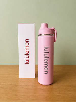 Lululemon Back to Life Sport Thermo Trinkflasche 24oz (710ml) Brandneu Pink