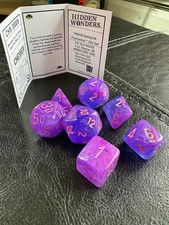 Chessex Hidden Wonders CHX 38009 Heliotrope w...