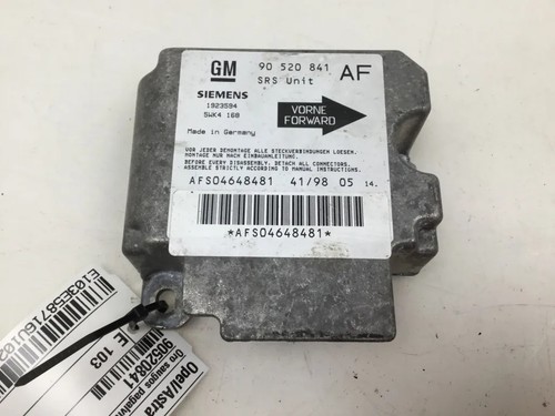 OPEL ASTRA G Hatchback F48, F08 Airbag-Steuergerät 90520841 2000 34825941