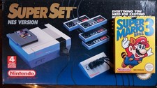 Nintendo Super Set Nes Version  Boxed  With 4 Controllers And Super Mario Bros 3