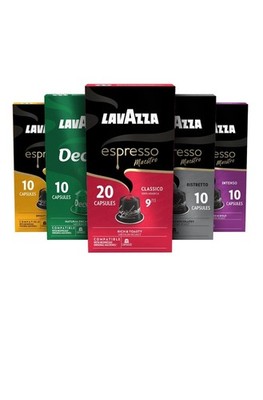 6PK Lavazza Espresso Variety Pack of Aluminum Capsules 10 Count BB 3/30/27
