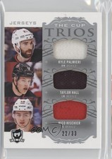 2018-19 The Cup Trios Jerseys 22/33 Kyle Palmieri Taylor Hall Nico Hischier 0l0y