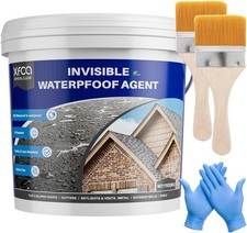 Transparent Waterproof Sealant,175oz Clear Transparent Waterproof Coating,Liq...