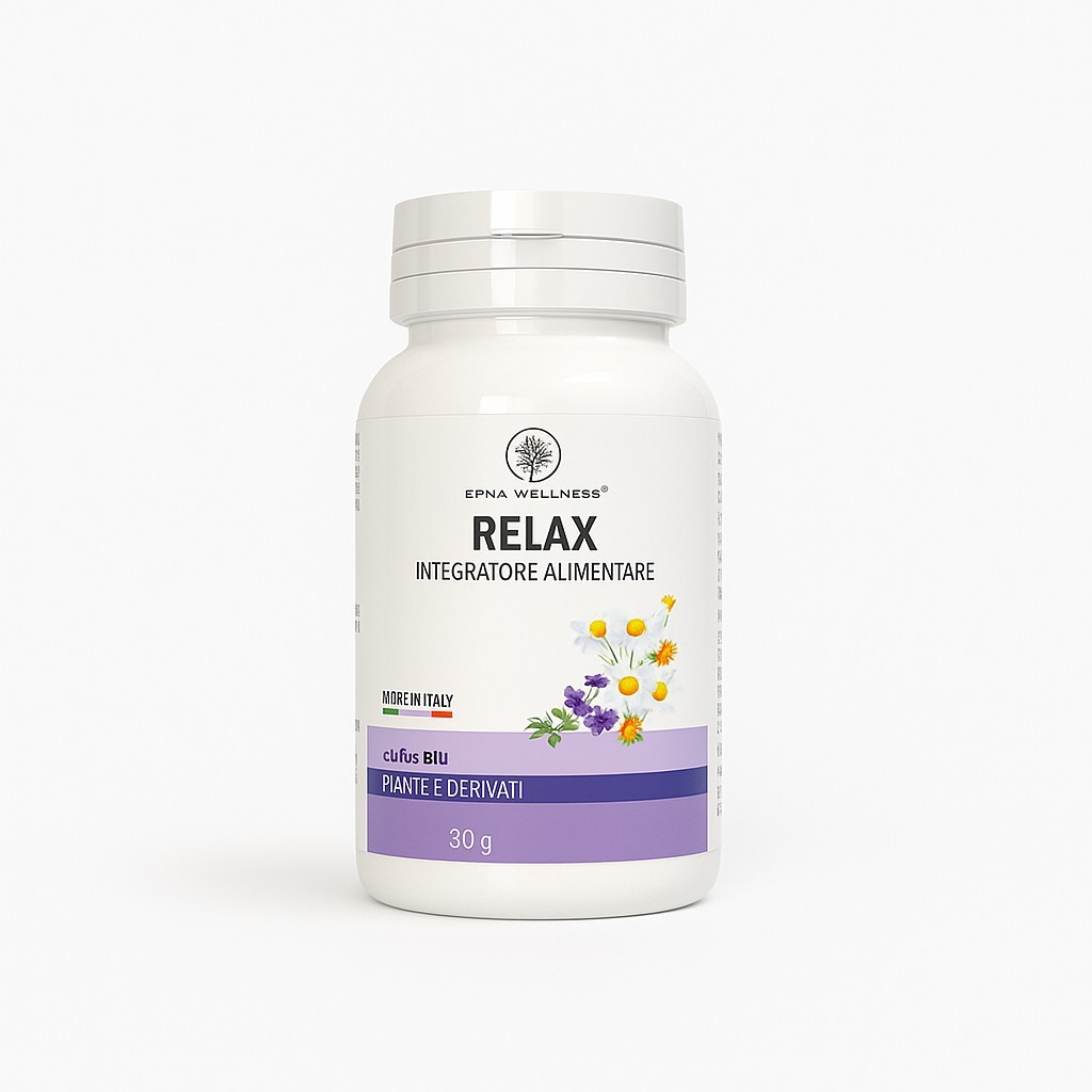 Etna Wellness Relax Sonno e Benessere: Integratore Stress 30 Capsule