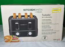 Kitchensmith by Bella 4-Slice Toaster - Black...