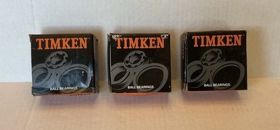 Lot of 3 Timken W208PPB6 Ball Bearings - 1'' Square Bore Disc Harrow - NOS