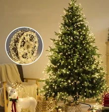 LED Outdoor Copper Wire Festive Christmas Tree Fairy Lights Before Christmas