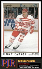 Jimmy Carson 1991-92 O-Pee-Chee Premier #167 Detroit Red Wings