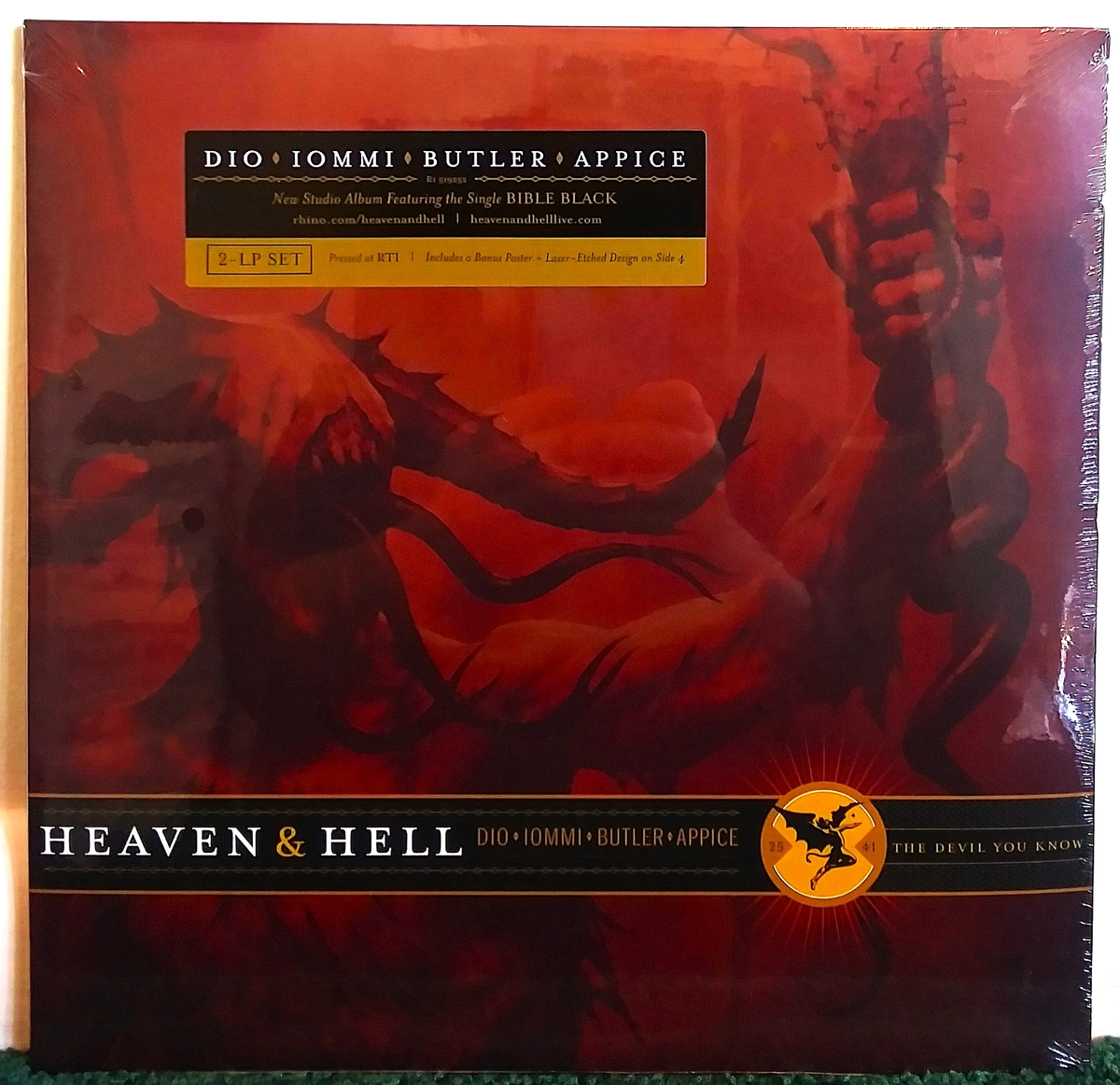 Black Sabbath) Heaven & Hell – The Devil You Know Vinyl 2009 2xLP
