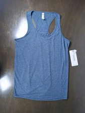RBX Women's Twist Back Raceback Tank Top Navy Blue Size M NWT