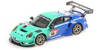 1:43 Minichamps Porsche 911 Gt3 R (991.2) Bachler Nurburgring 2019 410196044 Mod
