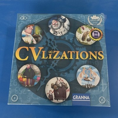 CVlizations 2-5 Player BOARD GAME 2016 NEW UK Games Expo Best Family GAME AWARD