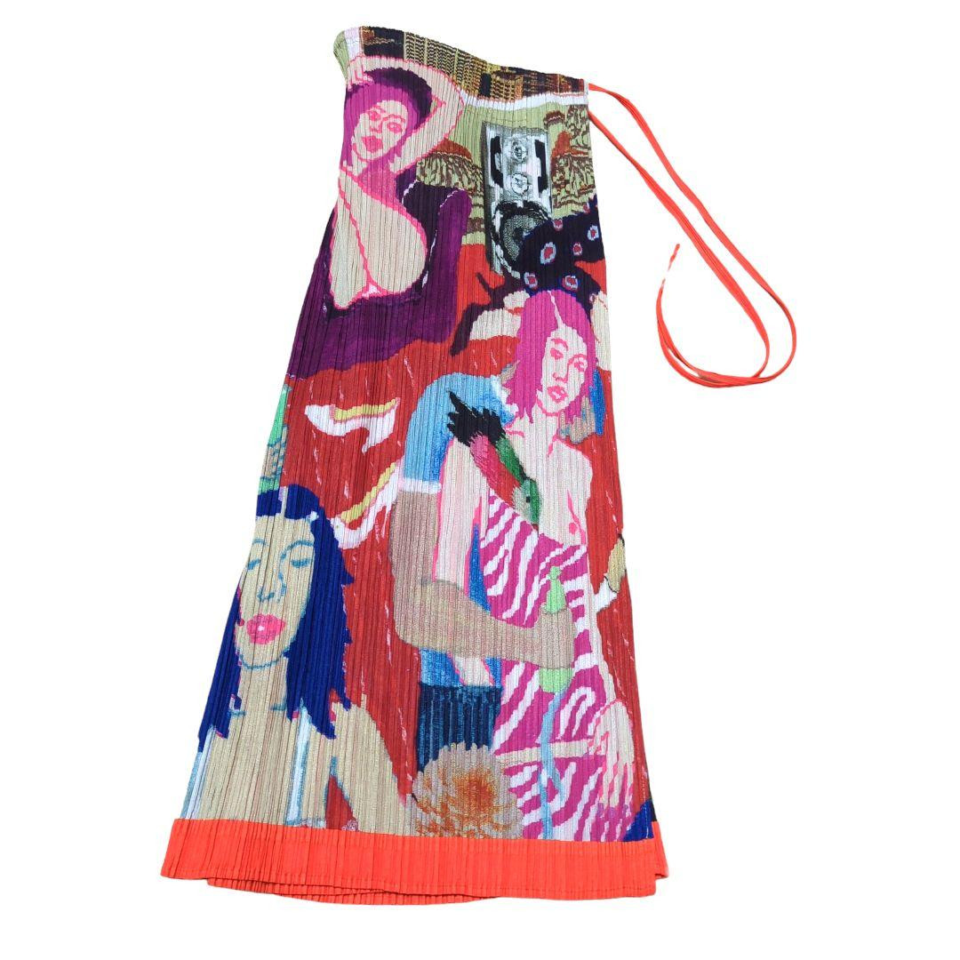 PLEATS PLEASE × Lamia Ziade 01AW ワンピース Pleats Please Issey Miyake Lamia Ziade 2001 Collaboration