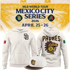 HOT ITEM! San Diego Padres 2026 MLB Mexico City Series Hoodie All Size