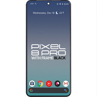 Google Pixel 8 Pro OLED LCD Screen With Touch Digitizer & Frame Black   Aftermar