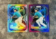Jarred Kelenic 2021 Prizm Silver Holo Variation & Purple Holo Prizm Parallel RC