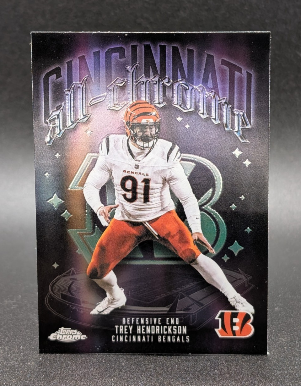 2025 Topps Chrome All Chrome Refractor #ACT-16 Trey Hendrickson Bengals