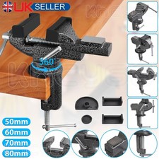 Mini Clamp 50/60/70/80 mm On Swivel Base Bench Vice Table Top For Workbench Desk
