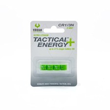 Viridian CR 1/3N Tactical Energy Plus Lithium Batteries, 3 Volt Retail Pack of