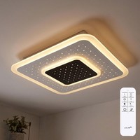 Tageslichtleuchte Deckenleuchte Lampe Led Sterneneffekt Fernbedienung Dimmbar