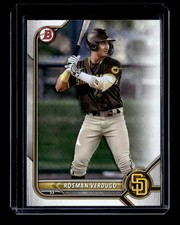 Rosman Verdugo 2022 Bowman Draft #BD-161 San Diego Padres ROOKIE RC