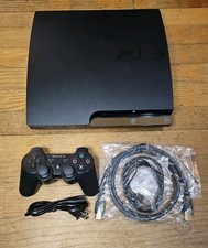 Sony PlayStation 3 Slim 320GB Console  OEM Sixaxis Controller  Monster HDMI 