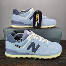 New Balance 574 Mens Size 11 D Running Shoes U574NLB Blue White Suede