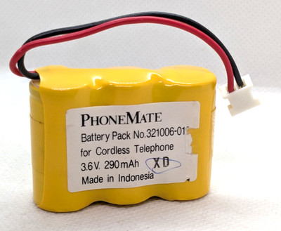 Casio PhoneMate Battery Pack No. 321006-01 XD 3.6V 290mAh 04/06/00 Not Tested