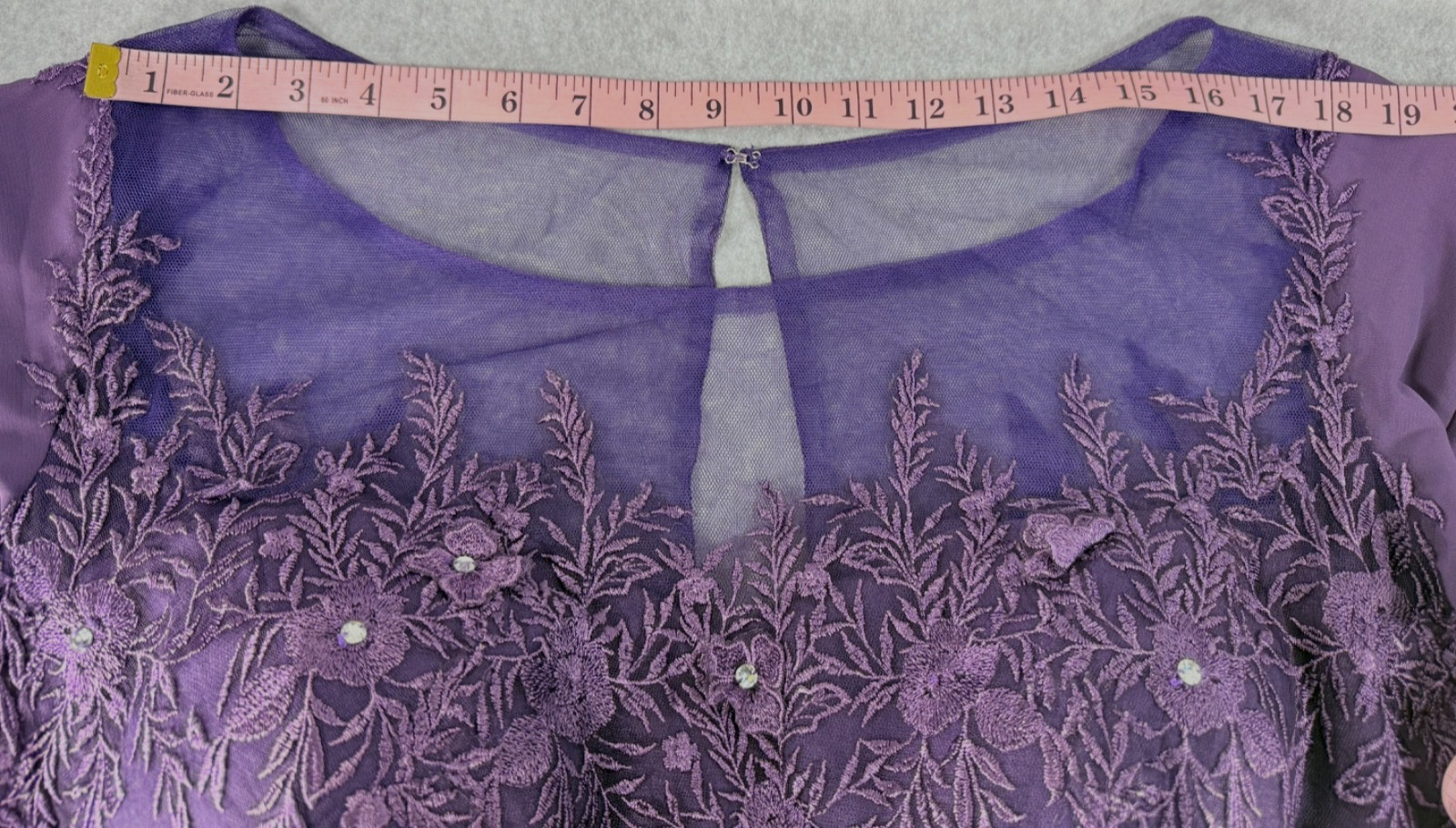 Elegant Plus Mother of Bride Dresses O Neck Appliques Chiffon Wedding Party Gown