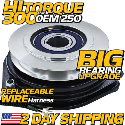 HiTorque 300ftlb (OEM 250) BIGBearing PTO Clutch fits Scag 462011 Turf Tiger