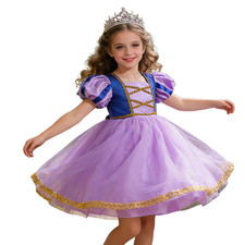 Wedding Bridesmaid Pageant Girls Tutu Dress Princess Kids Birthday Party Child