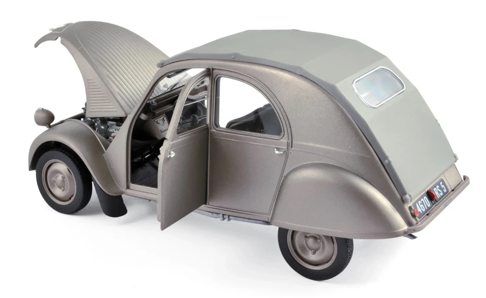 NOREV 1/18 (181497) -- CITROËN 2CV A 1950 GRIS -- NEUF - Photo 2/2