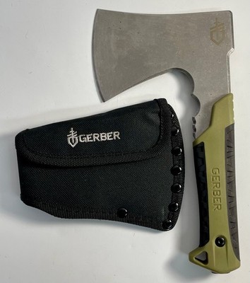 Gerber Pack Hatchet - with Sheath. Camping Hatchet, Sage Green